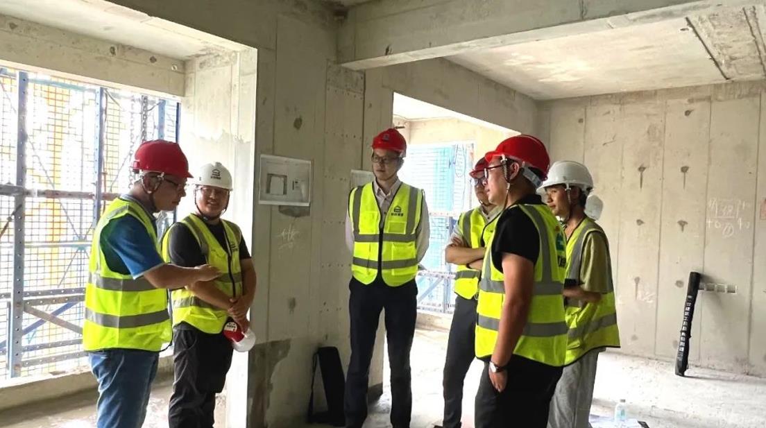 中建七局南方公司到访华体会手机网页版_华体会(中国)建筑科技建造项目考察交流